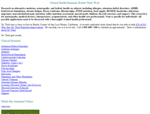 Tablet Screenshot of healthresearch.com